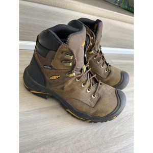 KEEN Utility Men's Mt Vernon‎ 6" Waterproof Boot (Steel Toe) SIZE 8.5 Mint Cond!